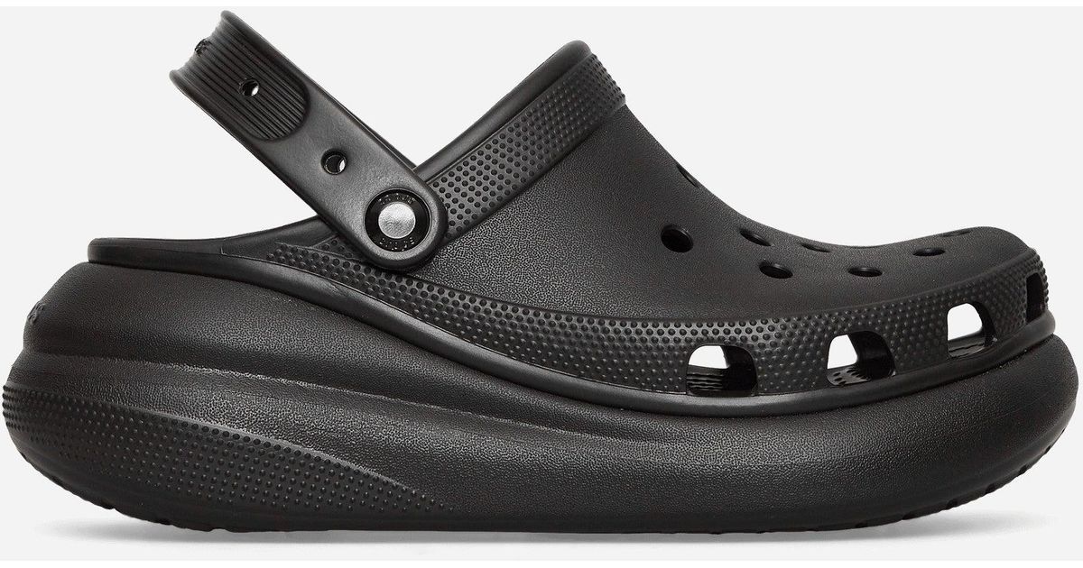 Crocs™ Classic Crush Clogs in Black for Men | Lyst UK