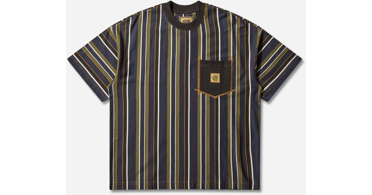Carhartt Men S Nicholas Daley Stripes T-shirt Blue in Black for