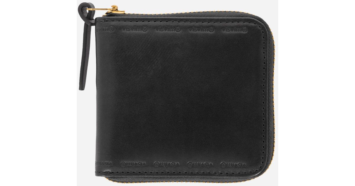 VISVIM ヴィズヴィム コードバン ブラック LEATHER WALLET Visvim Leather Bi-Fold Wallet in Black for Men | Lyst UK