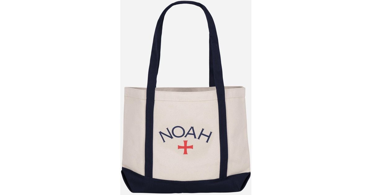 Noah Core Logo Tote Bag Natural in White for Men | Lyst