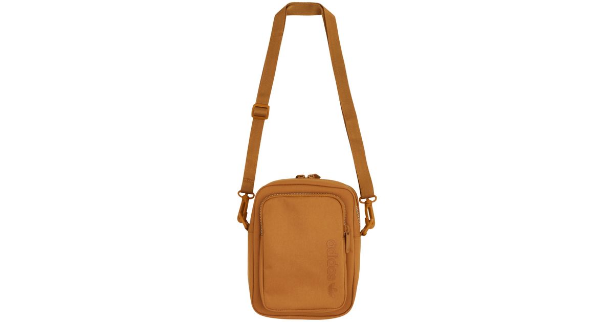 adidas leather messenger bag