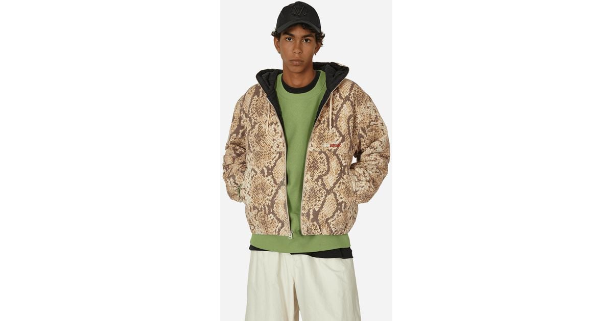 Louis Vuitton Jacquard Camo Fleece Blouson Blue/Orange/White