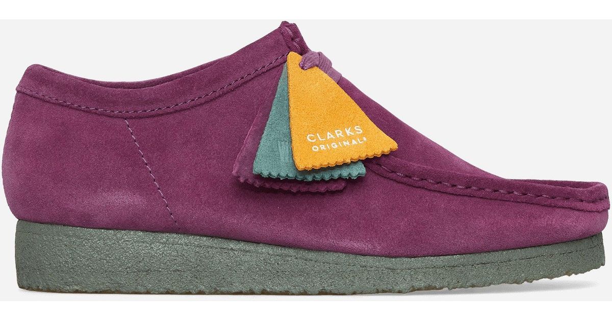 clarks purple shoes