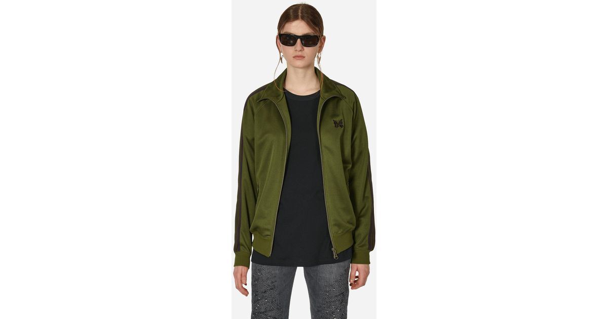 Needles Poly Smooth Track Jacket in Green | Lyst Needles Poly Smooth Track Jacket in Green | Lyst