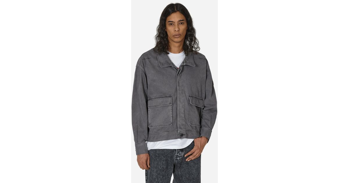 ジャケット・アウター C.E OVERDYE BRUSHED COTTON BUTTON JACKET Cav Empt C.E OVERDYE BRUSHED COTTON BUTTON JACKET