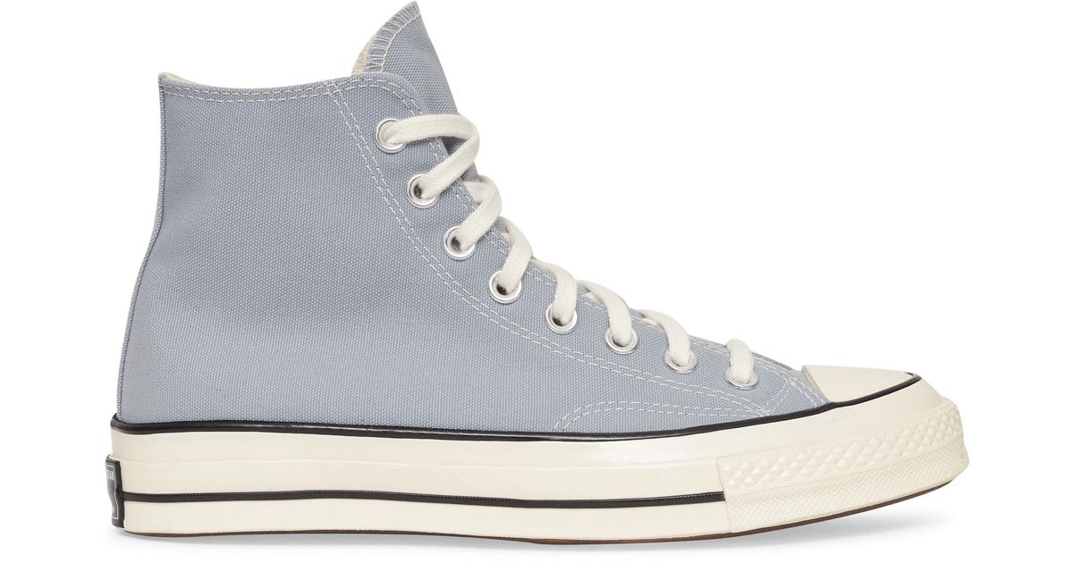 Converse Canvas Chuck 70 Hi Sneakers Wolf Grey/black/egret 40 in Gray for Men - Lyst