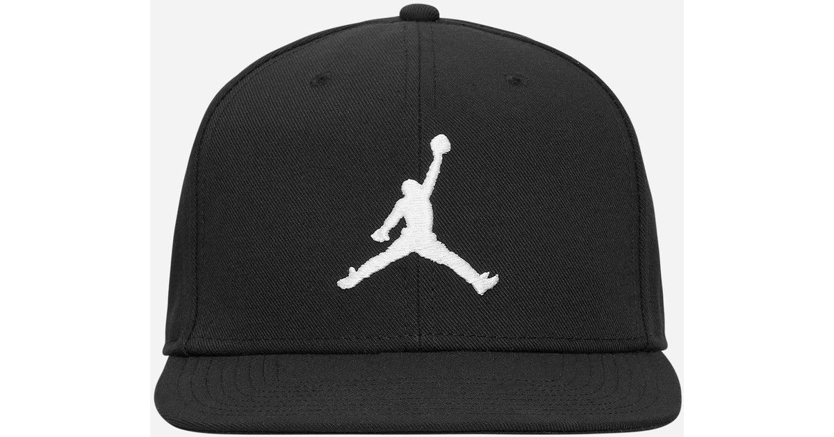Nike Synthetic Pro Jumpman Snapback Hat Black for Men | Lyst UK