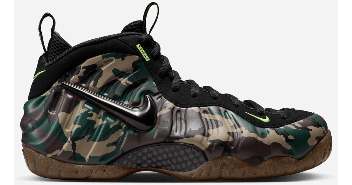 Nike Air Foamposite Pro Premium Sneakers Voltage Dark in Black for Men ...