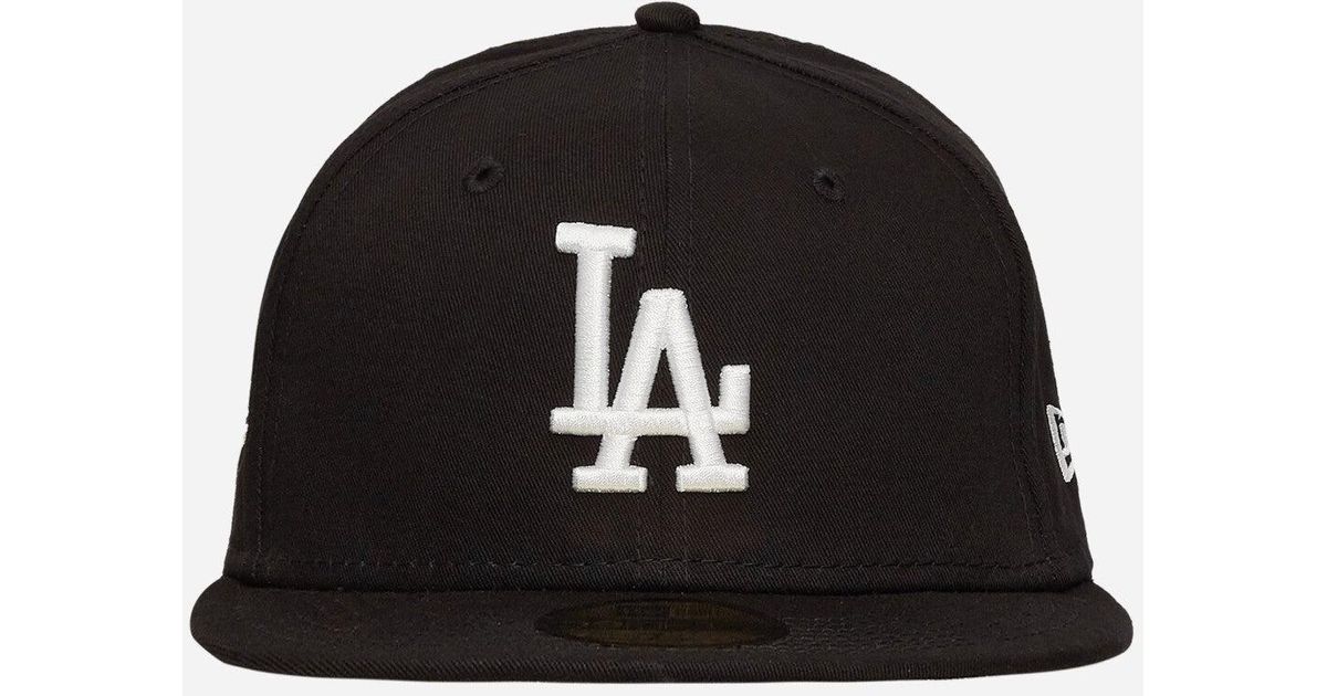 KTZ 9fifty Stretch Snap La Dodgers Hat in Black for Men