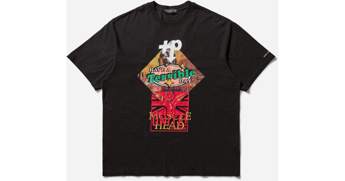 【PROJECT G/R】Blow Me Washed T-Shirt Brown PROJECT G R T-Shirt Blow Me A Kiss Tee -- Cotton BRW Plain