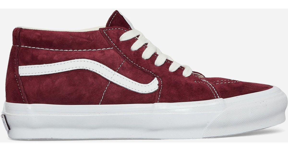 Sk8 Premium Vans Sk8 Mid Burgundy Shop Burgundy Vans South Africa