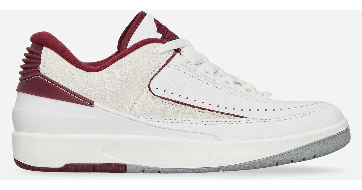 all white jordan 2 low