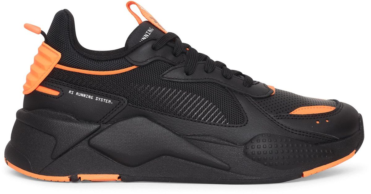 PUMA Leather Rs-x Winterised Sneakers in Black for Men - Lyst