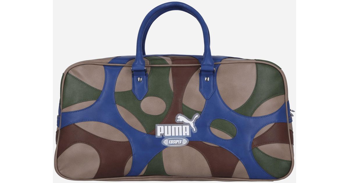 PUMA Kidsuper Duffle Bag Oak Branch in Blue for Men Lyst UK