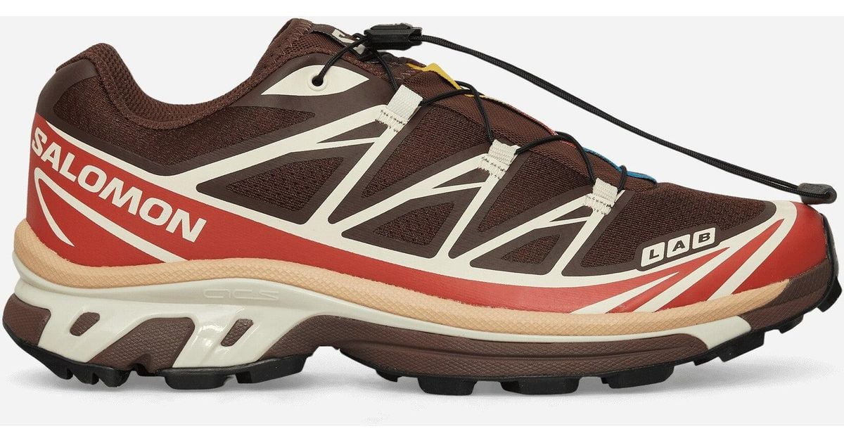 Salomon Xt-6 Sneakers Roasted Clay Burnt Ochre Almond Milk