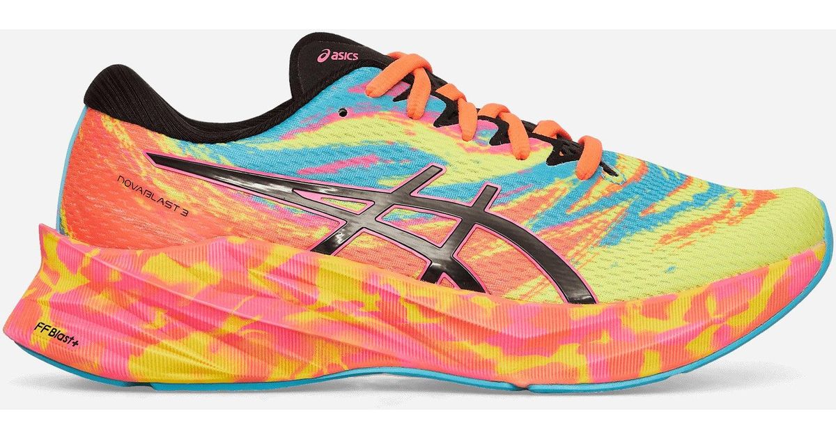 Asics Novablast 3 Sneakers Aquarium / Vibrant Yellow for Men | Lyst