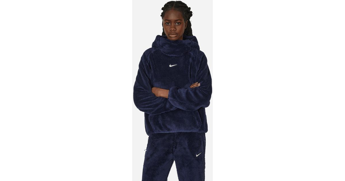 Nike Nocta 8k Peaks Fleece Hoodie Midnight Navy / Wolf Grey in