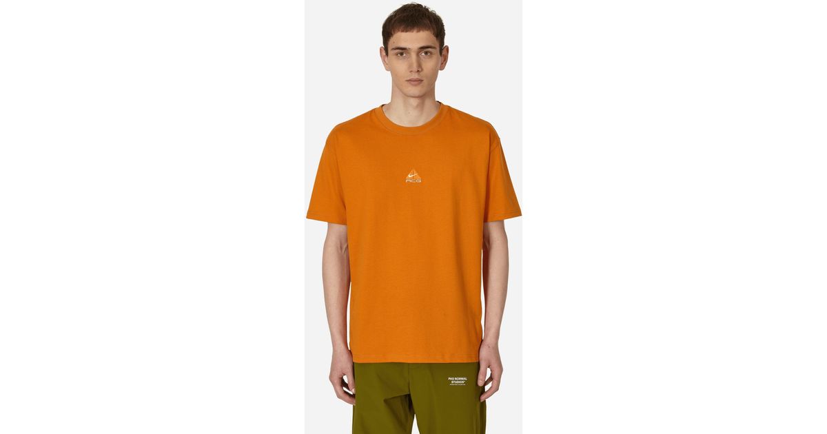 Nike Acg Lungs T-shirt Monarch in Orange for Men | Lyst UK