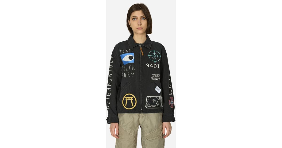 Neighborhood Savage Souvenir Jacket in Black for Men | Lyst Neighborhood Savage Souvenir Jacket in Black for Men | Lyst