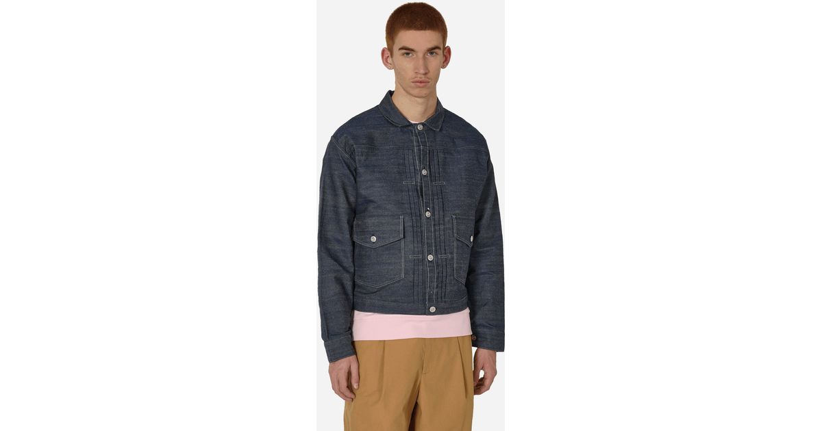 Levi's 1879 Pleated Blouse Jacket in Blue for Men | Lyst UK