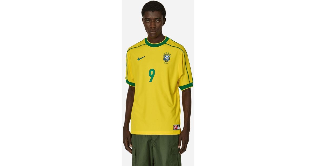 ウェア Nike Brazil 1998 Reissue Men's Soccer Brazil 1998 Reissue Men's Nike Soccer Replica Track Jacket