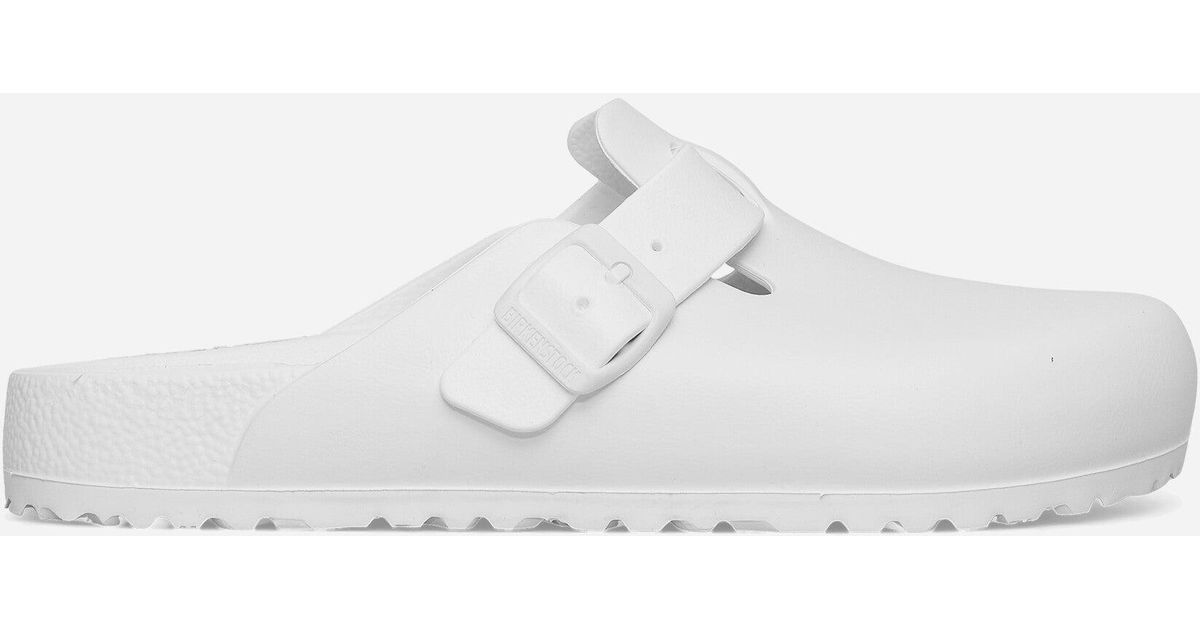Birkenstock Boston Eva Sandals in White for Men Lyst