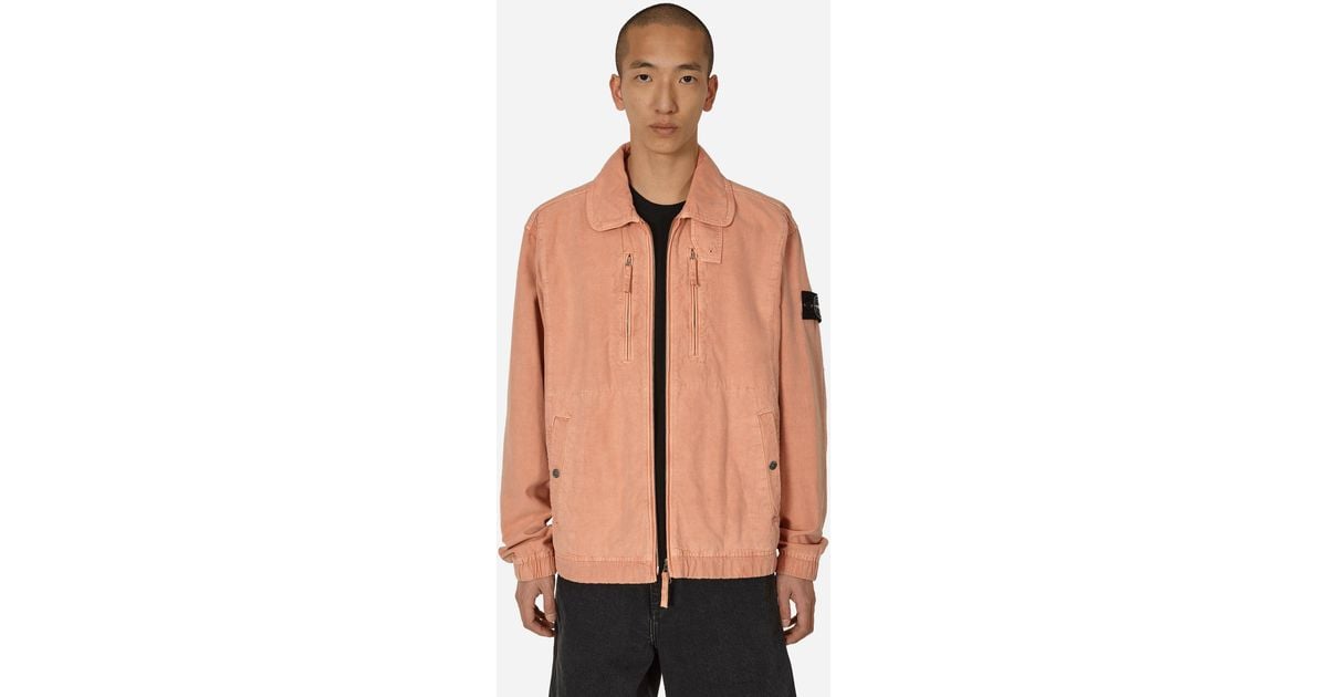 Stone Island Closed Loop Project Panama Tinto Terra Jacket Rust in ...