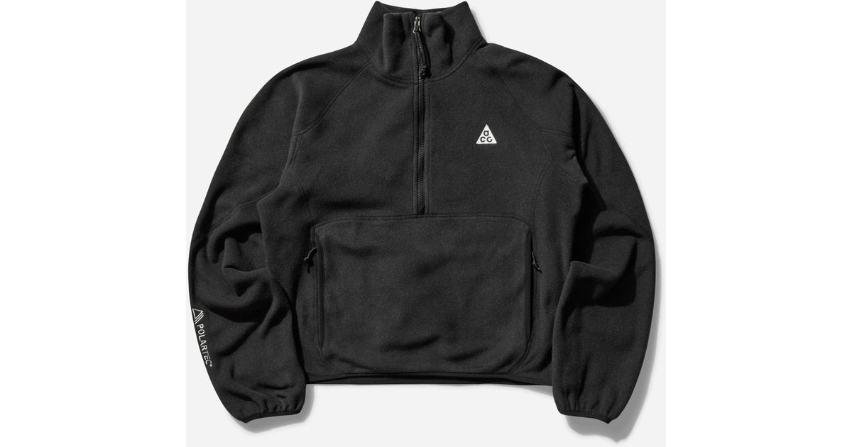 Nike S Acg Wolf Tree Half Zip Top in Black Lyst