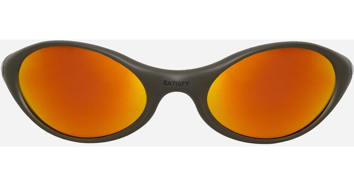 OAKLEY SATISFY EYE JACKET PRIZM ブラウン Eye Jacket™ x Satisfy Prizm Black Lenses, Matte Rootbeer