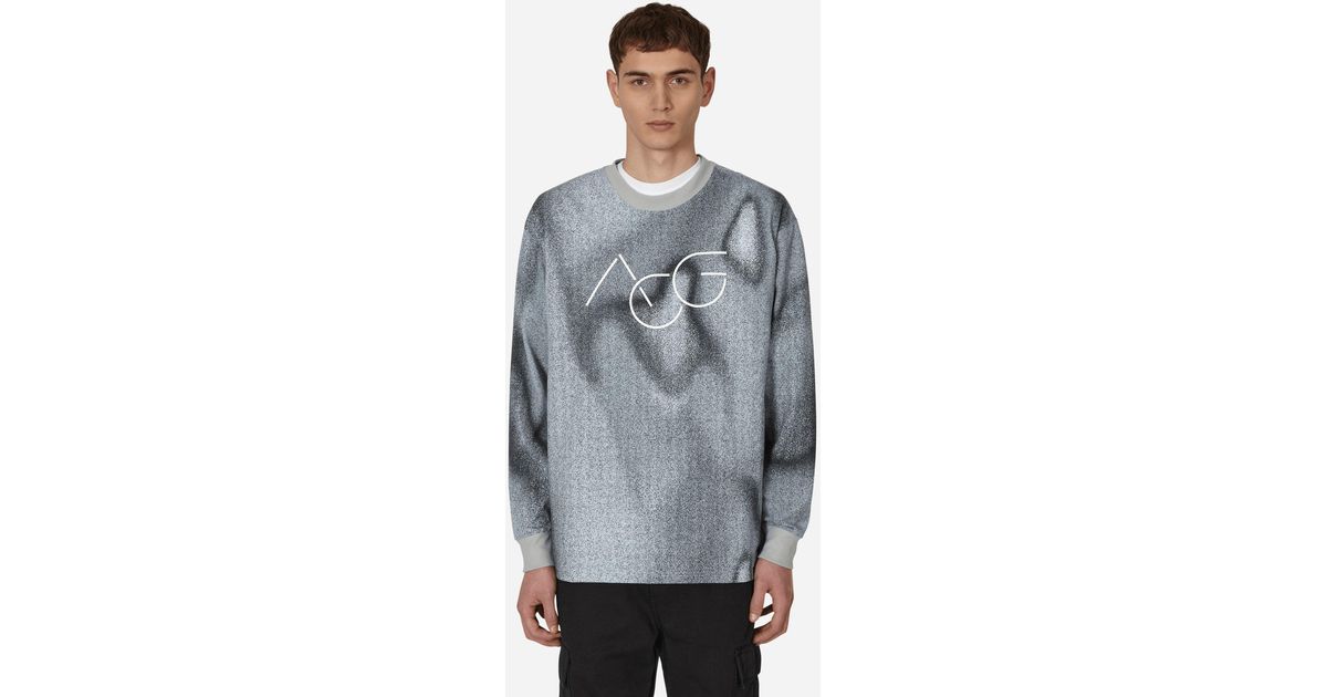 Nike Acg Snowdrift All-over Printed Longsleeve T-shirt Grey in Blue for Men  | Lyst