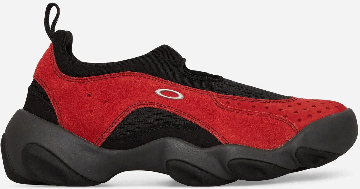Oakley Suede Flesh Sandals Lava in Red for Men | Lyst UK