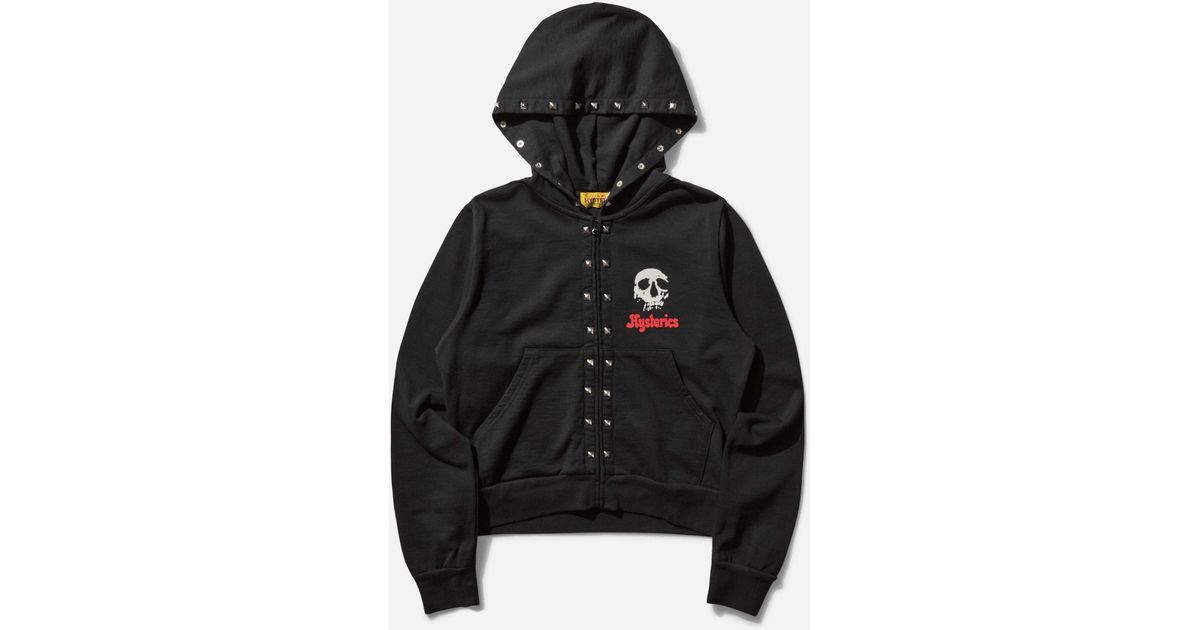 Hysteric Glamour Women S Skull Berry Zip Hoodie in Black | Lyst UK
