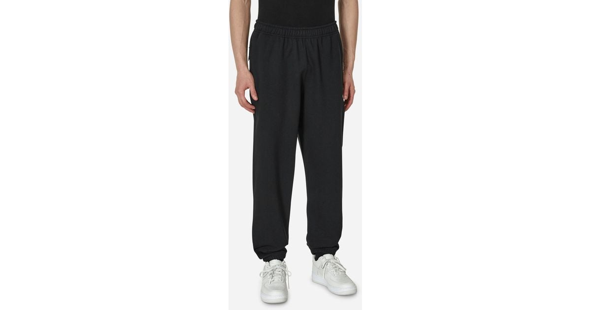 Nike Solo Swoosh Sweatpants Black for Men Lyst
