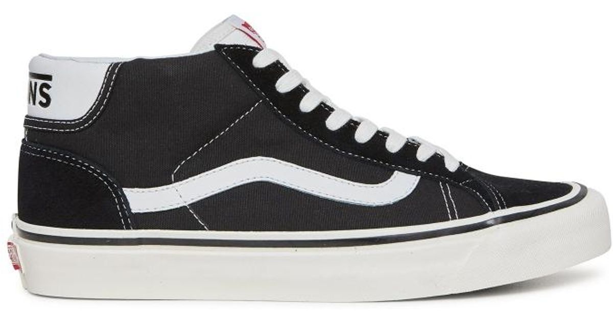 vans old skool mid black