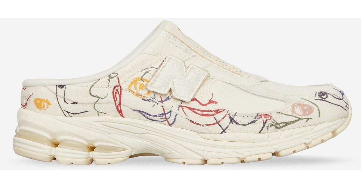 New Balance Canvas Bryant Giles 2002 Mule White for Men | Lyst UK