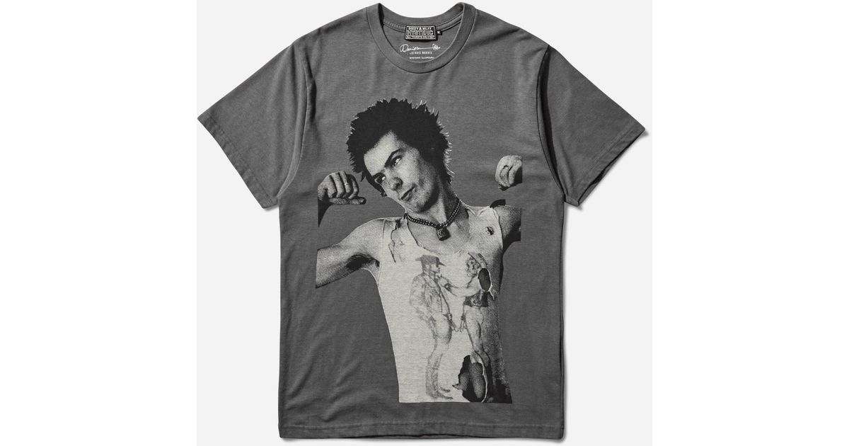 HYSTERIC GLAMOUR DENNIS MORRIS/SID Tシャツ hysteric-glamour-Grey-Men-S-