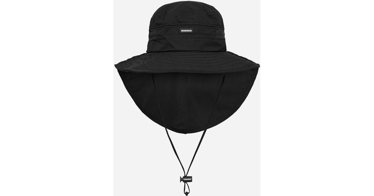 Neighborhood Srl. Sunguard Hat in Black for Men | Lyst