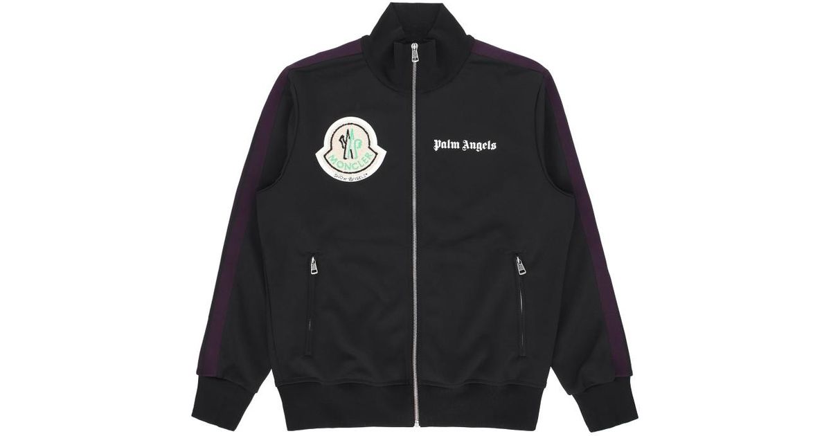Moncler Genius 8 Moncler Palm Angels Black Track Jacket for Men Lyst UK