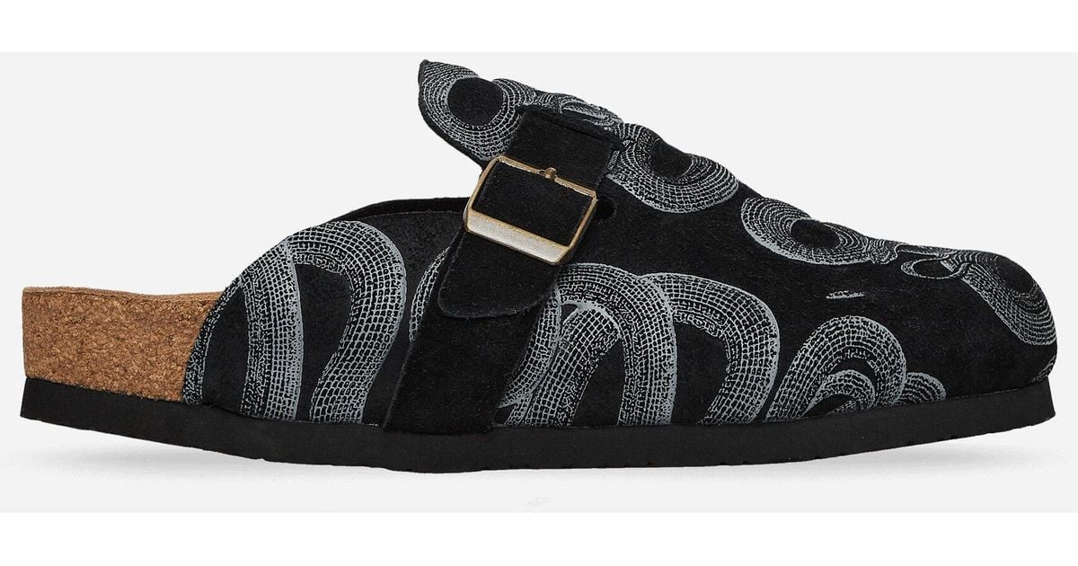 Hysteric Glamour S Snake Loop Sandals in Black for Men | Lyst