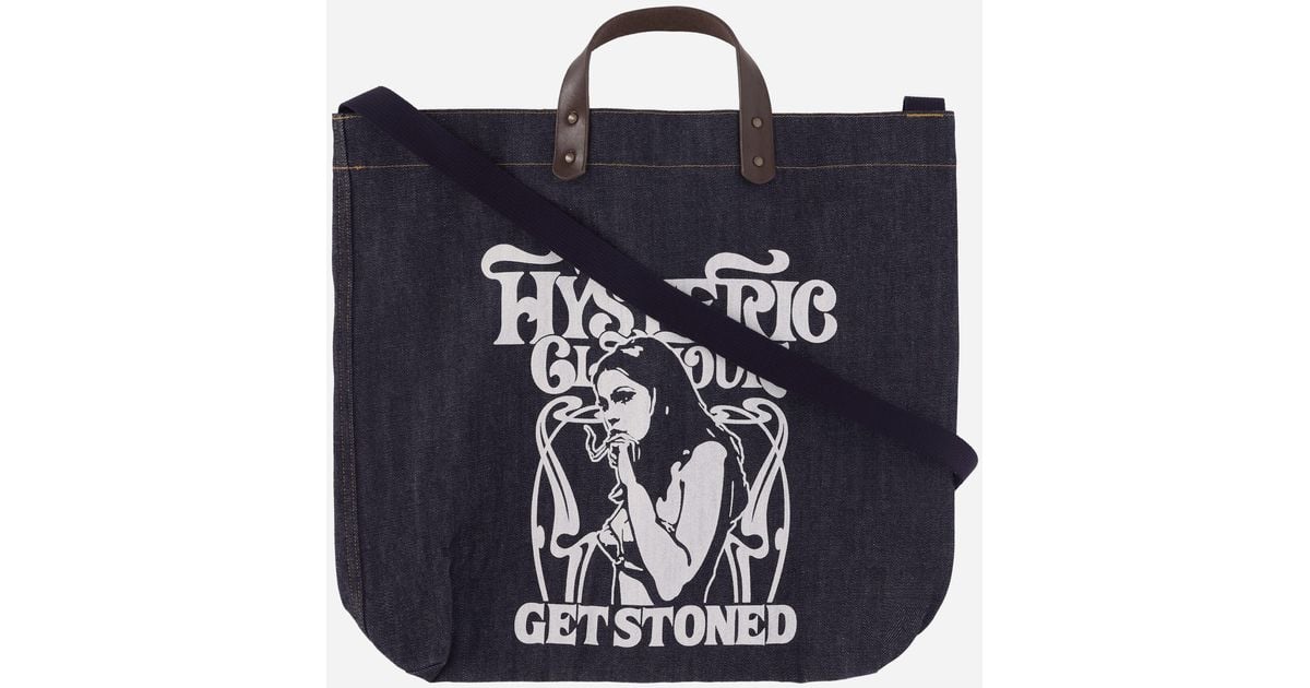 Hysteric Glamour Smoking Girl Tote Bag in Blue for Men Lyst UK