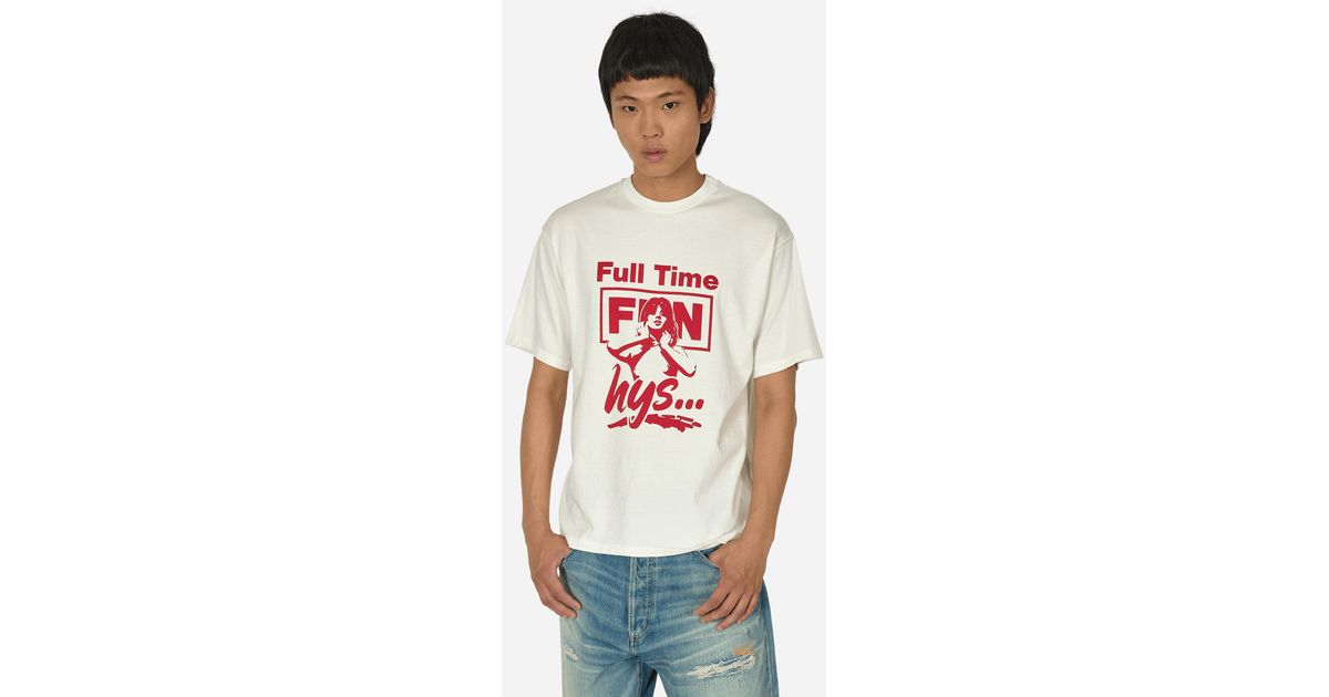 hysteric glamour Tシャツ　FULL TIME FUN HYSTERIC GLAMOUR - FULL TIME FUN Tシャツ / ホワイト | Tempt