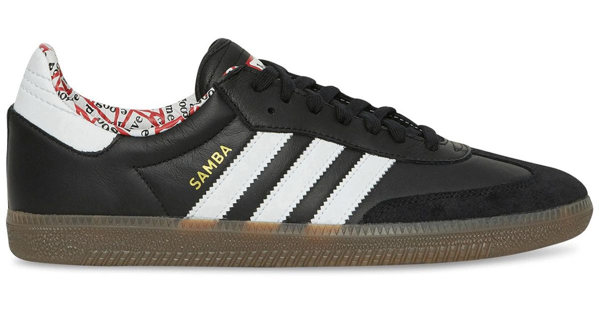 adidas Originals Leather Adidas X Have A Good Time Samba Sneakers Black 11.5 for Men - Lyst