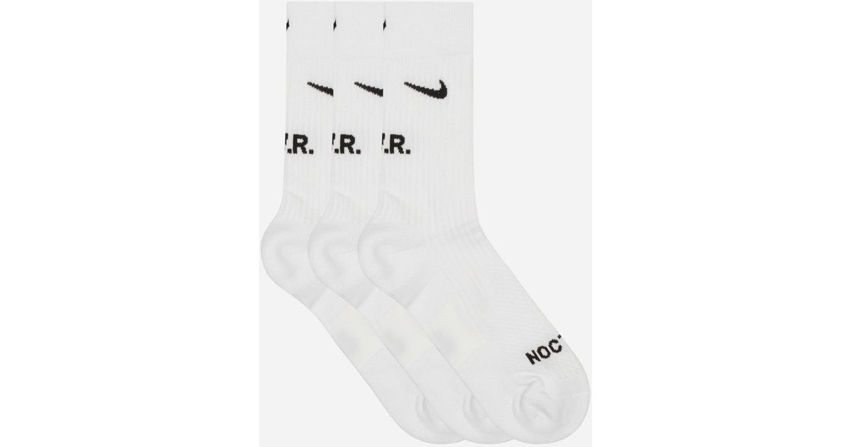 Nike Nocta 3-pack Crew Socks White for Men | Lyst