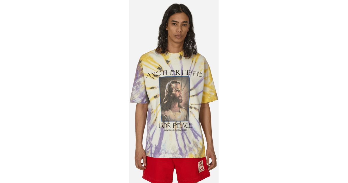送料無料！Online Ceramics Men's Another Hippie For Peace XL Online Ceramics Another Hippie for Peace - Tie Dye Tee