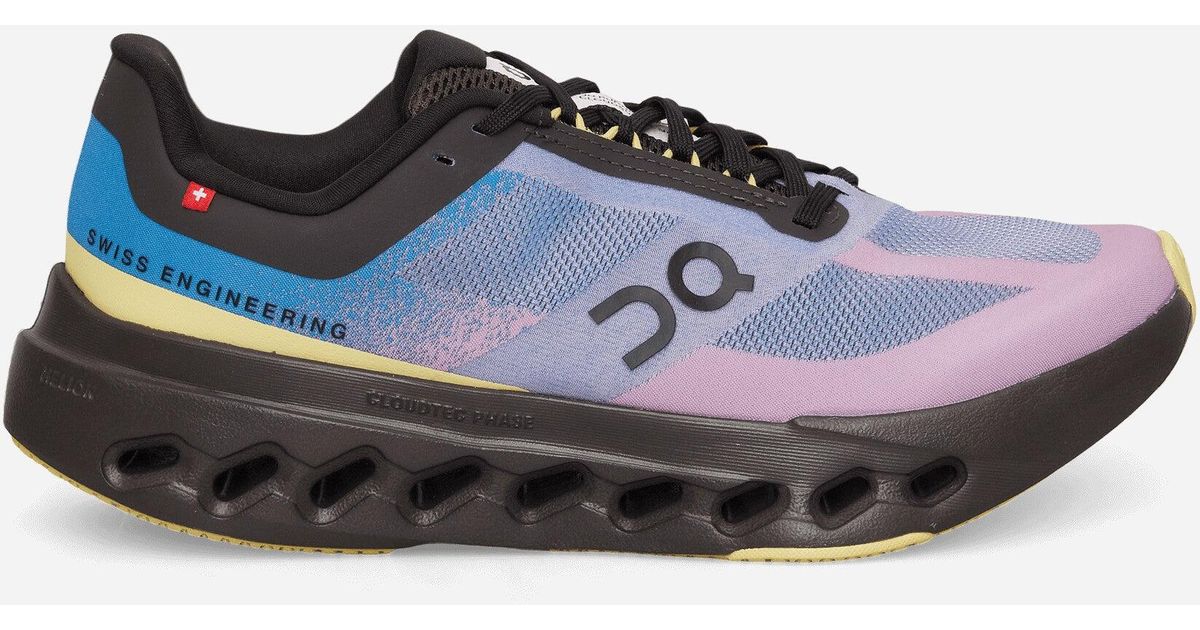 On Cloud Shoes Raspberry On Shoes Men S Cloudsurfer Next Sneakers Malibu / Raspberry in Blue for ...
