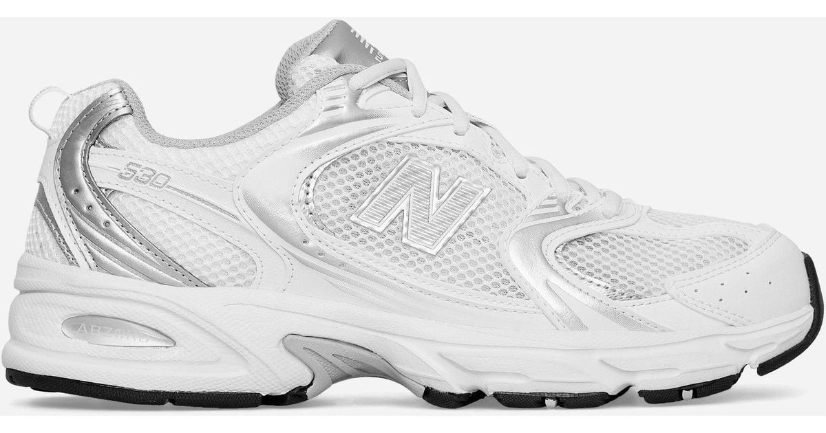 New Balance Leather 530 Sneakers White for Men Lyst UK
