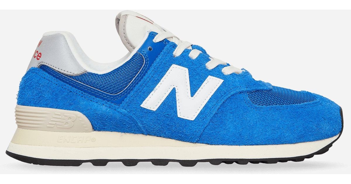 New Balance Suede 574 Sneakers in Blue for Men | Lyst Australia