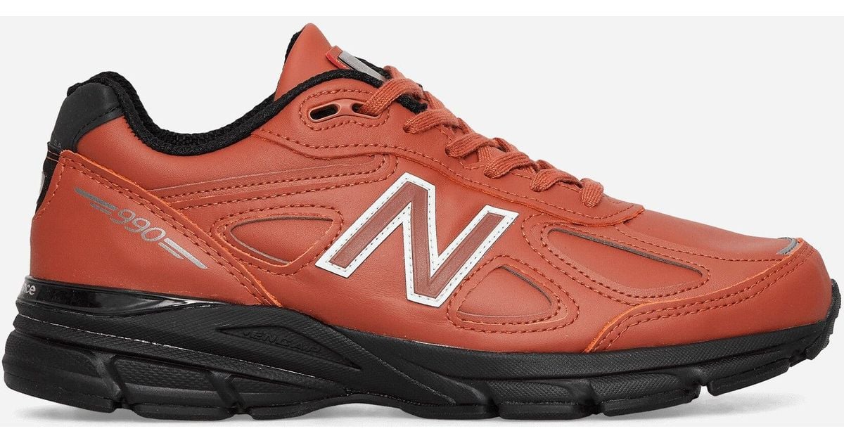 New Balance Made In Usa 990v4 Sneakers Mahogany in Red for Men