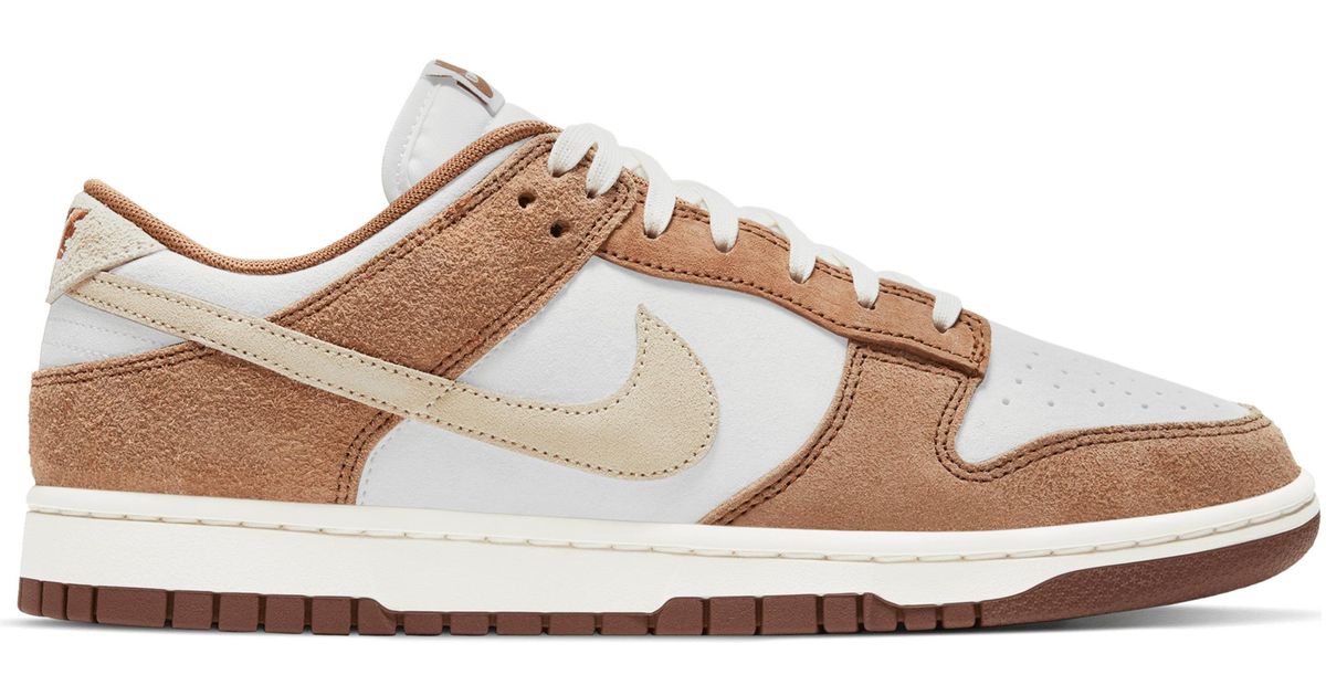 Nike Dunk Low Retro Premium Sneakers In Natural For Men Lyst