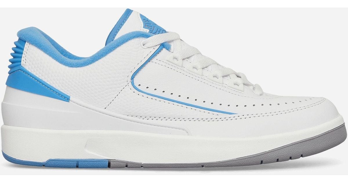 Jordan retro 2 white university sale blue